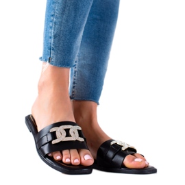 Seastar Elegante Hausschuhe schwarz