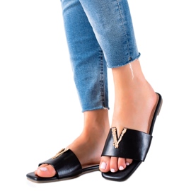 Seastar Stilvolle schwarze Hausschuhe