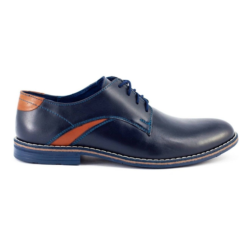 Lukas Elegante Herrenschuhe 253LU marineblau navy blau