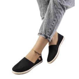Schwarze Jacquet Damen-Espadrilles