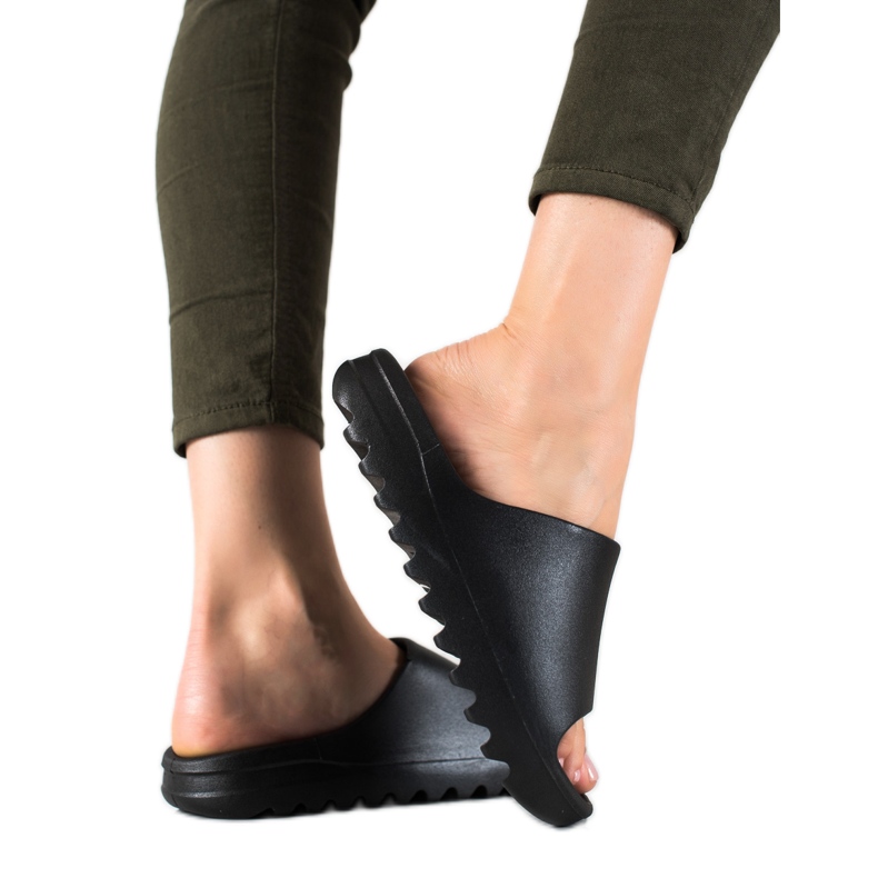 Seastar Bequeme schwarze Hausschuhe