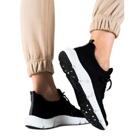 SHELOVET Schwarze Sportschuhe