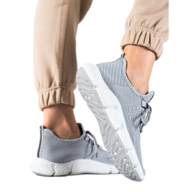 SHELOVET Graue Sportschuhe