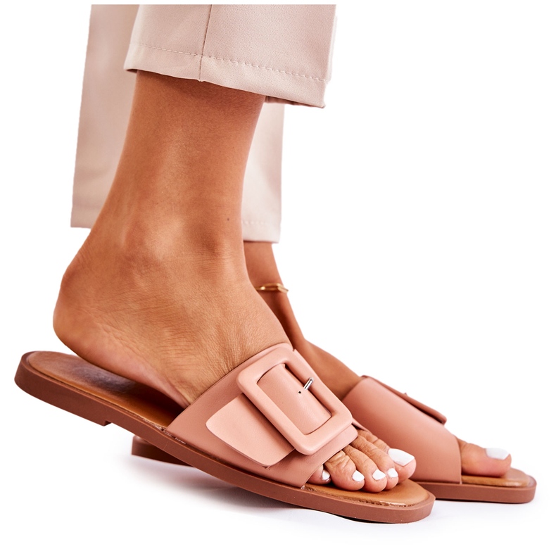 Modische Damenhausschuhe für den Sommer Pink Sylvia rosa