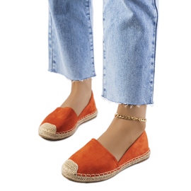 Orangefarbene Damen-Espadrilles von Balma