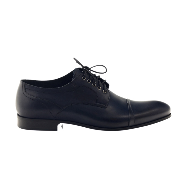 Marineblaue Pantoffeln Pilpol 1607 für Herren navy blau mehrfarbig