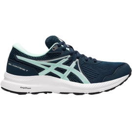 Asics Gel Contend 7 W 1012A911 407 Laufschuhe marineblau grün