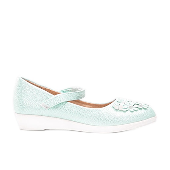 BM Grün glänzende Ballerinas für Kinder Alaja