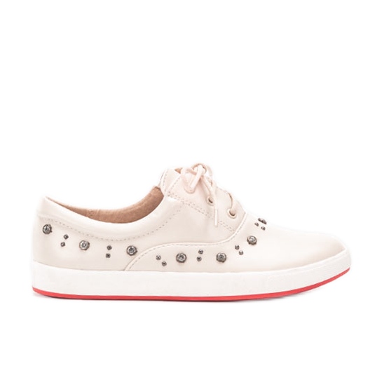 BM Fosses beige Kinderturnschuhe