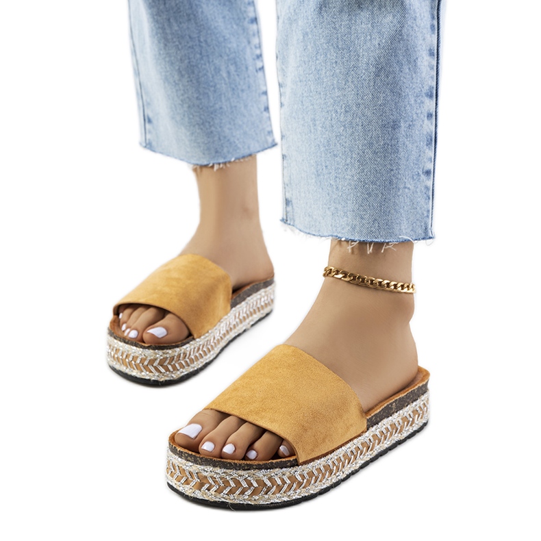 Braune Sandalen auf der Bonython-Korksohle