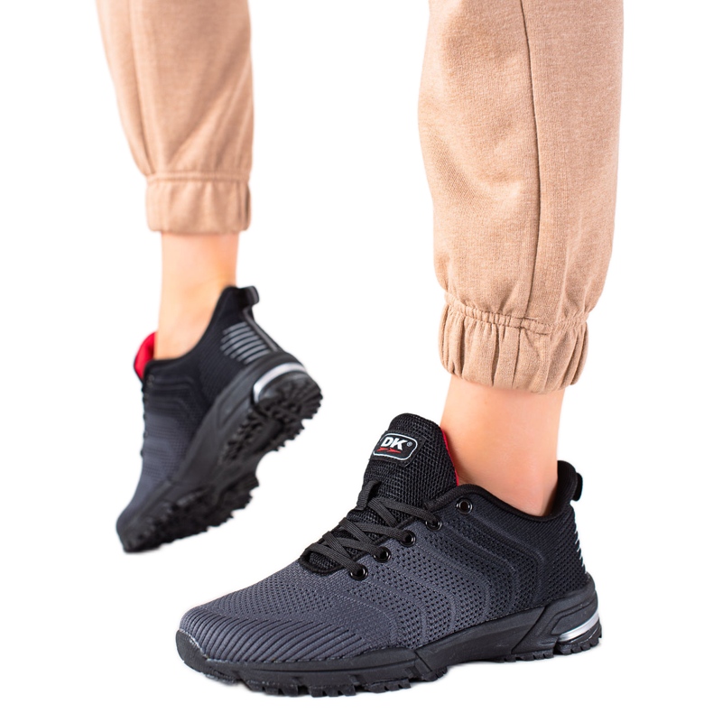 DK Bequeme Sportschuhe schwarz grau