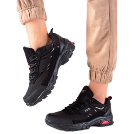 DK Bequeme Trekkingschuhe schwarz