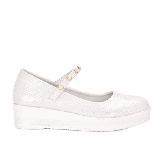 Weiße Ballerinas für Kinder von Kuiper