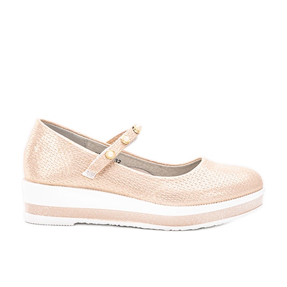 Kuiper Beige Ballerinas für Kinder