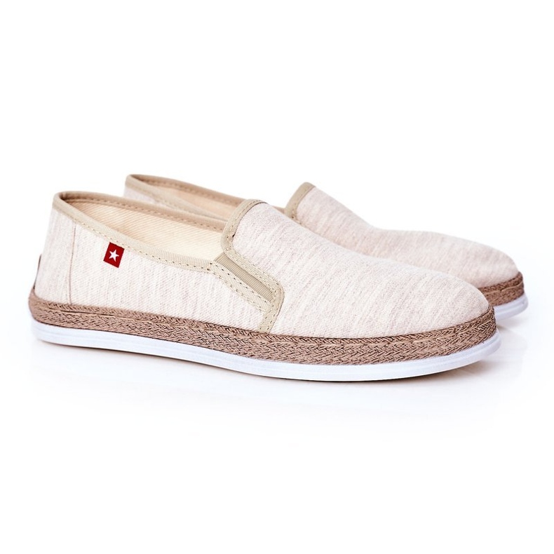 Herren Espadrilles Big Star HH176001 Beige