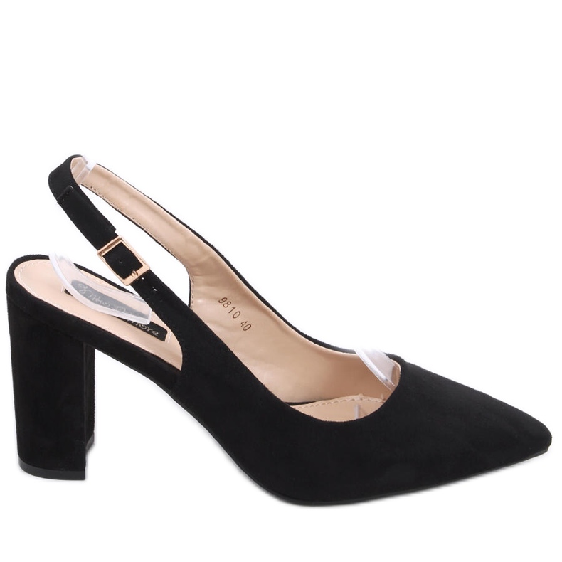 Pumps mit offenem Absatz Spectra Negro schwarz