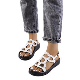 Weiße Luiten-Sandalen