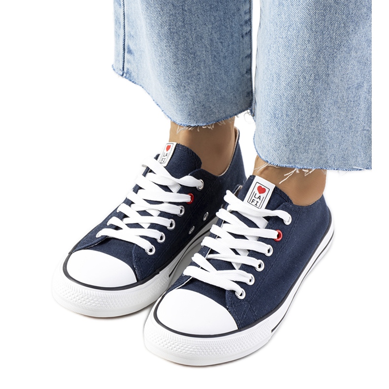 Klassische marineblaue Damen-Sneakers von Kolind