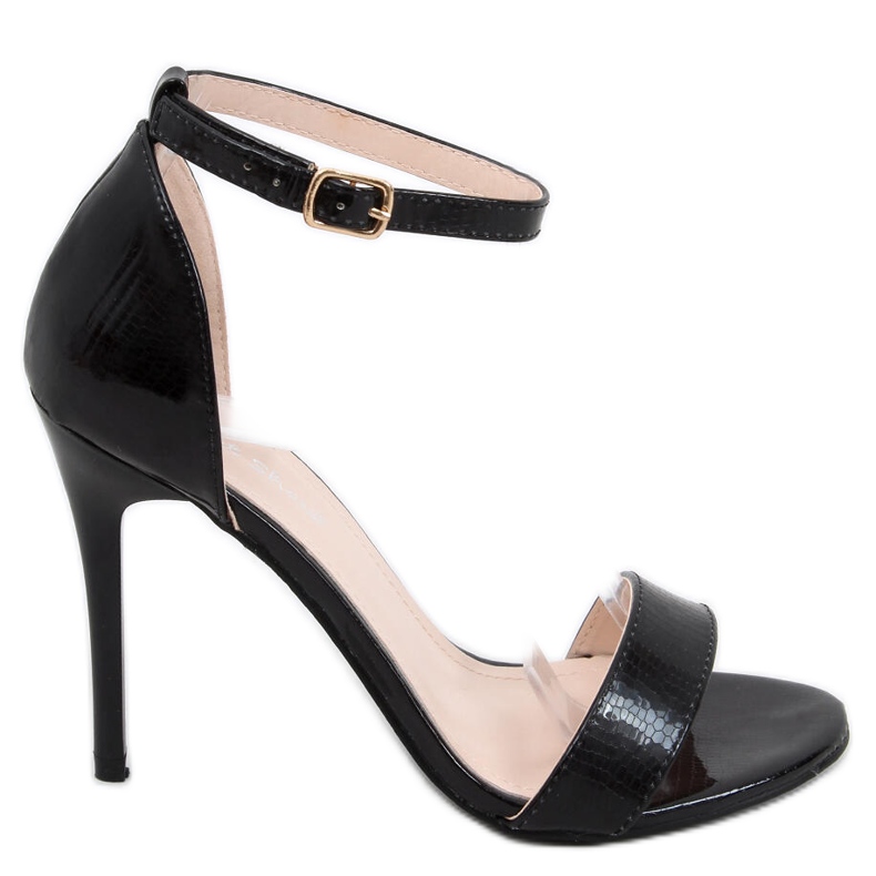 Sandalen auf Gladys Black Heels schwarz