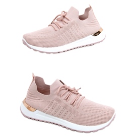 Lars Pinke Sneaker mit Socken rosa