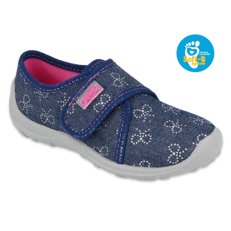 Befado Kinderschuhe 560X148 navy blau silber-