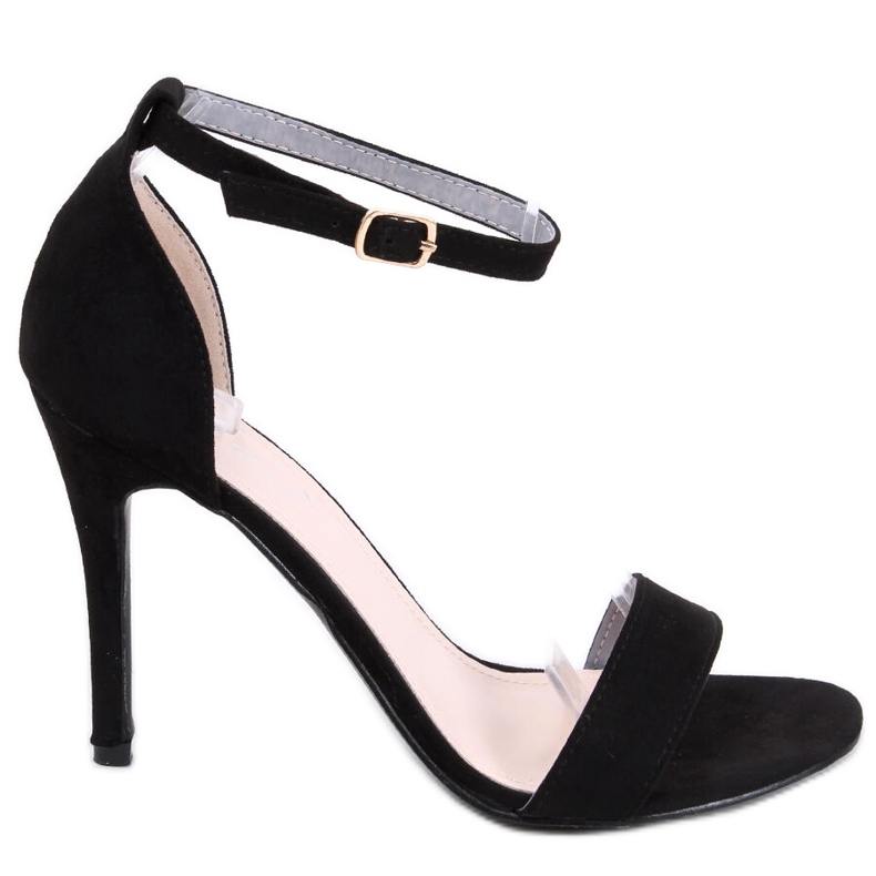 Sheila Schwarze Sandaletten mit hohem Absatz