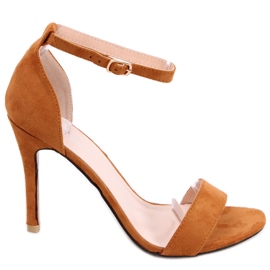 Sandalen mit hohem Absatz Sheila DK.CAMEL braun