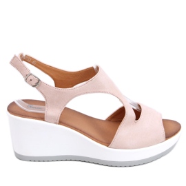 Patty Keilsandalen in Nude beige rosa