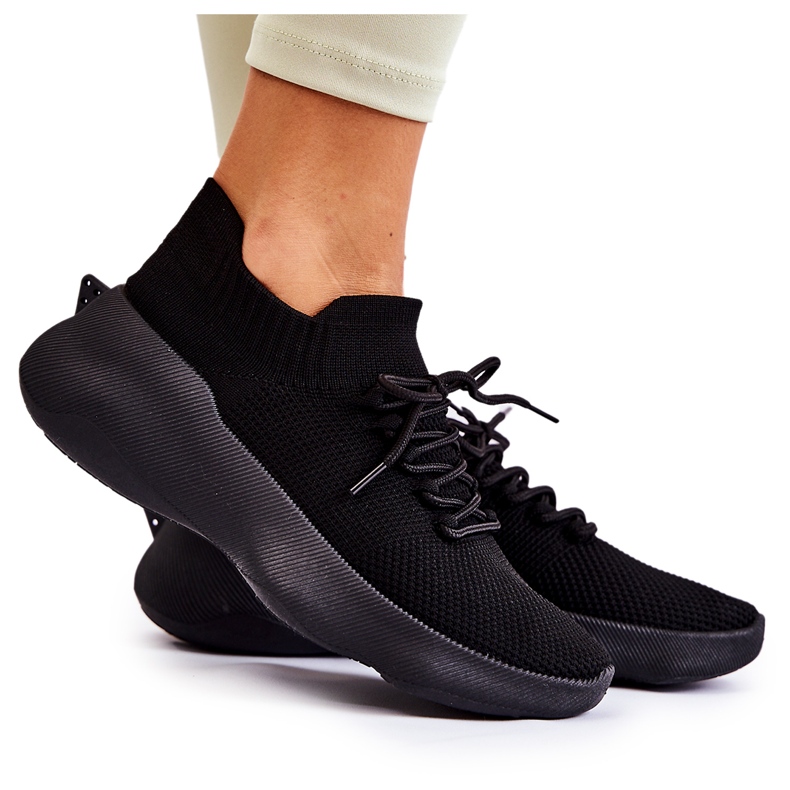 PS1 Schwarz Dalmiro Schwarze Sportschuhe für Damen