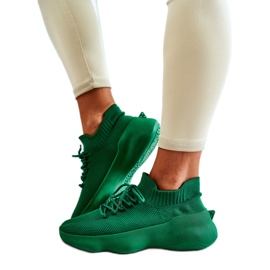 PS1 Grüne Dalmiro-grüne Slip-On-Sportschuhe für Damen