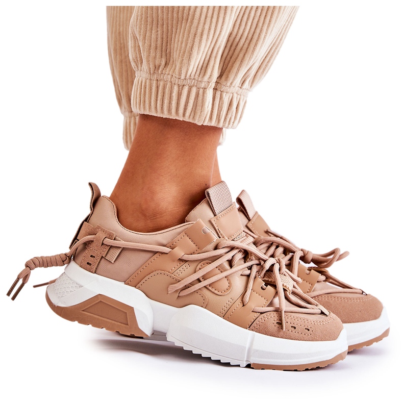 Sneaker Sportschuhe für Damen Camel Someday braun
