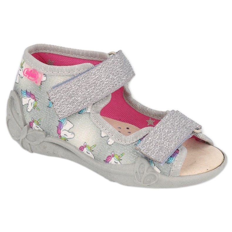 Befado Kinderschuhe 342P044 grau