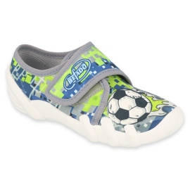 Befado Kinderschuhe 273Y334 grau mehrfarbig grün