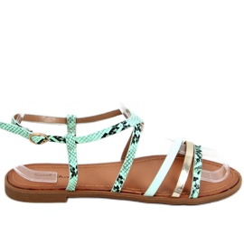 Bavi Green Damensandalen grün