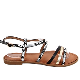 Bavi Schwarze Damensandalen