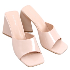 Meryl Nude Sandaletten mit hohen Absätzen beige