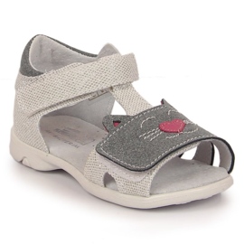 Sandale mit Klettverschluss für Damen Kornecki Jr.KOR6859 silbergrau ['silber']