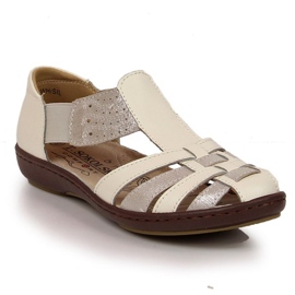 Geschlossene Sandalen T.Sokolski W SCA168B weiß-silber