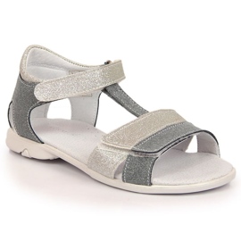 Sandalen mit Klettverschluss Kornecki Jr KOR6323 Silber ['silber'] silber-