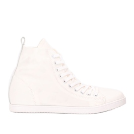 Cremefarbene Turnschuhe von Karita weiß ecru