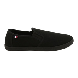 Atletico Herren Slip On Schuhe WY18921 Schwarz