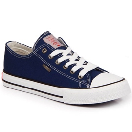Low Cross Jeans M JJ1R4004C marineblaue Turnschuhe