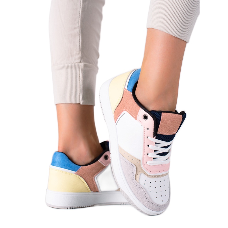 SHELOVET Farbige Sneaker für Damen mehrfarbig