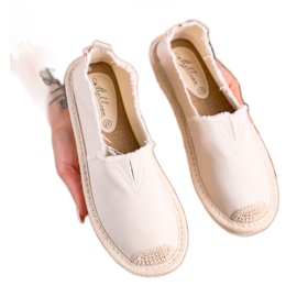 SHELOVET Leichte Espadrilles für Damen beige