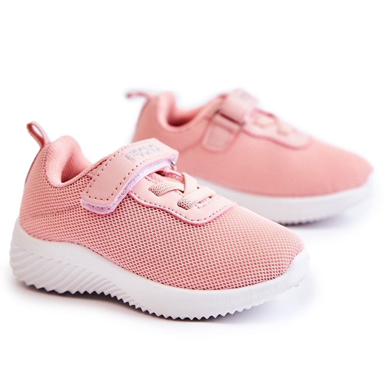 FR1 Sportschuhe für Kinder mit Klettverschluss Rosa Lexy