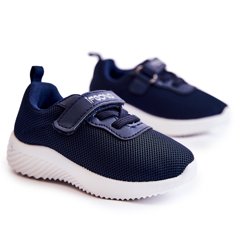 FR1 Sportschuhe für Kinder mit Klettverschluss Blue Lexy blau