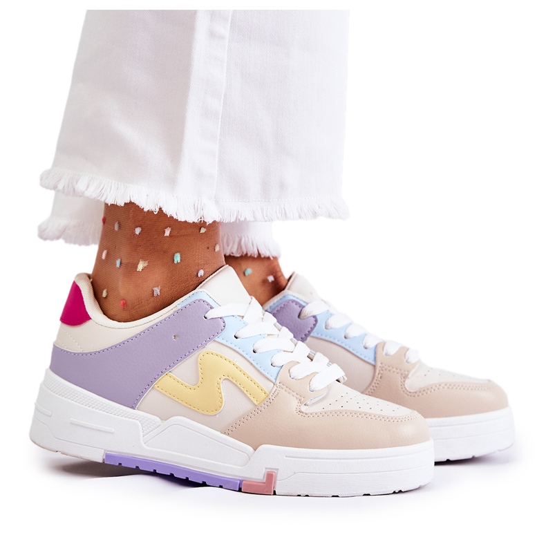 PS1 Damen Sportschuhe Beige Francis mehrfarbig