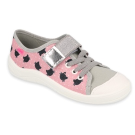 Befado Kinderschuhe 251Y183 rosa grau