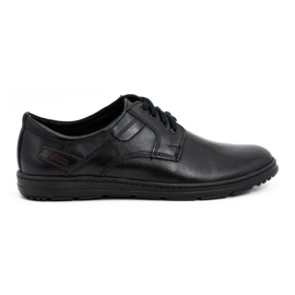 Joker Schwarze Herren Lederschuhe 536J