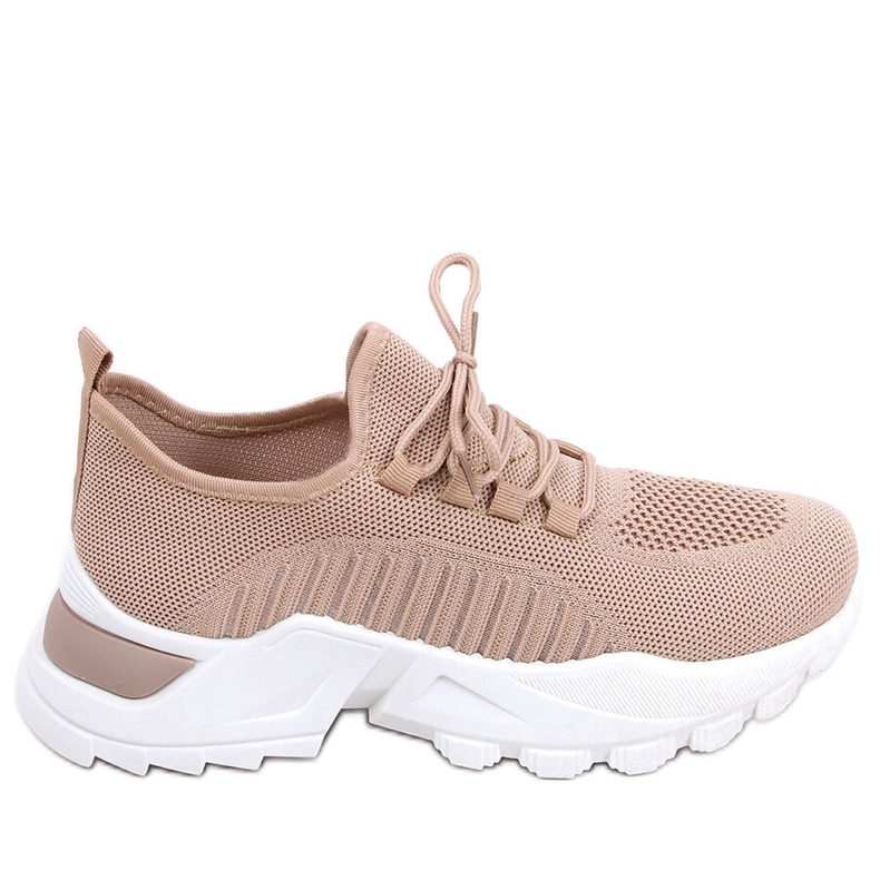 Thorne Sneaker mit Socken in Khaki beige